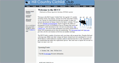 Desktop Screenshot of hillcountrycichlidclub.com